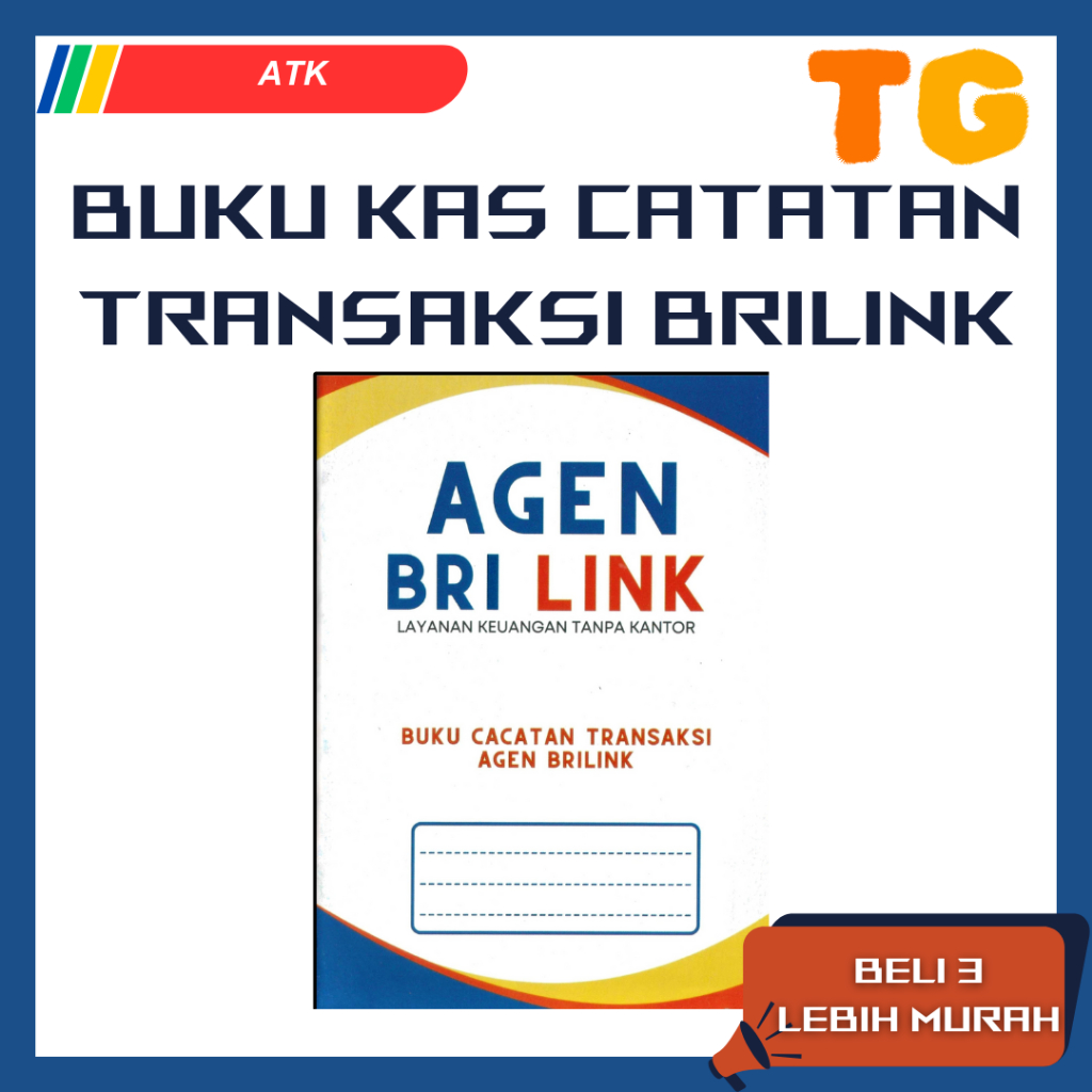 

Buku Kas Catatan Transaksi Keuangan Agen BRILink