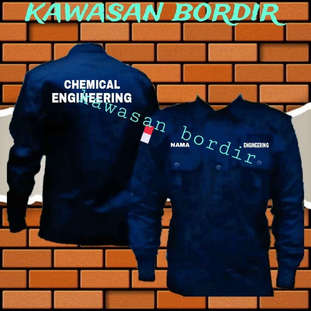 Terbaru kemeja CHEMICAL engineering seragam CHEMICAL engineering baju CHEMICAL engineering pdh CHEMI
