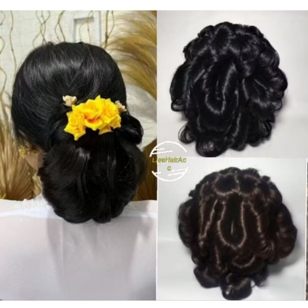 sanggul rambut modern/sanggul model bunga/sanggul KD