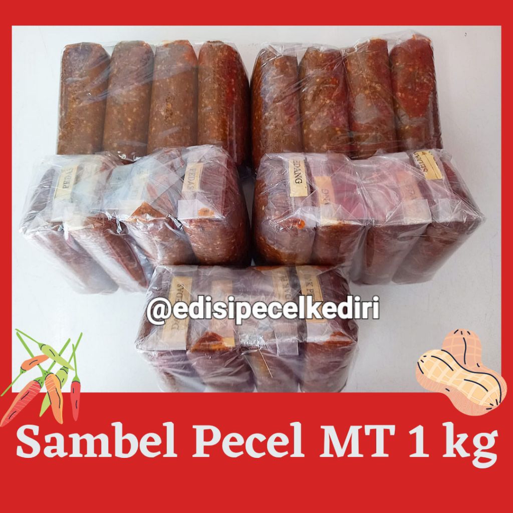 

SAMBEL PECEL MT KEDIRI 1 KG (1 KG ISI 4)