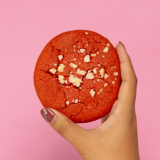 

Wednesdough Red Velvet | Homemade Soft Cookies | Kue Kering Premium Rasa Red Velvet | Fresh Baked Daily