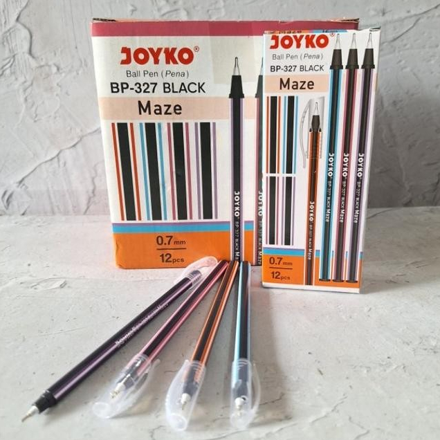 

Pen JOYKO Maze isi 12pcs Hitam ballpoint Tinta Hitam stationery Maze 0.7mm LLY