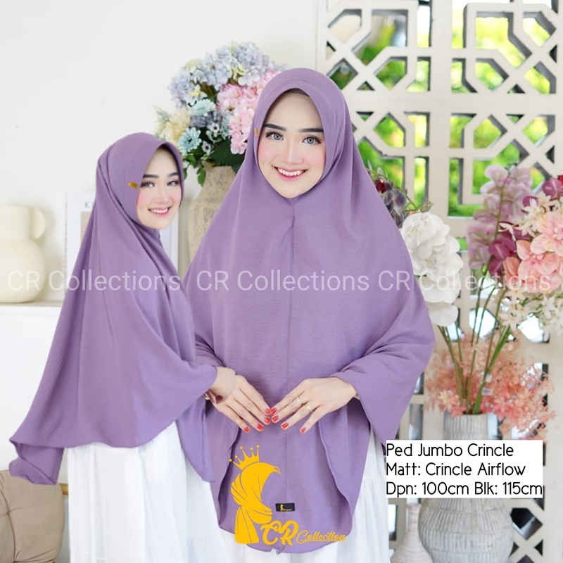 Ped Jumbo Crinkle / Hijab Instan Syari Jumbo Crinkle