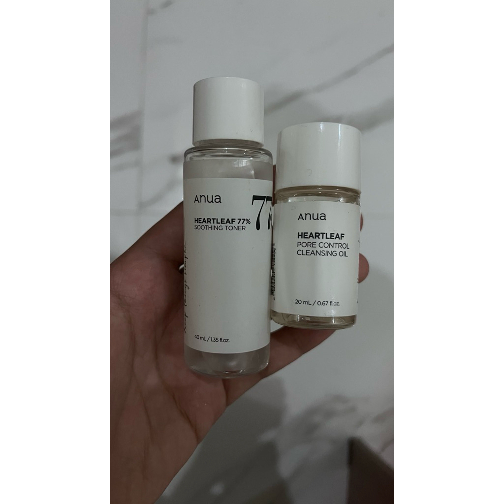 PRELOVED ANUA TONER DAN CLEANSING OIL