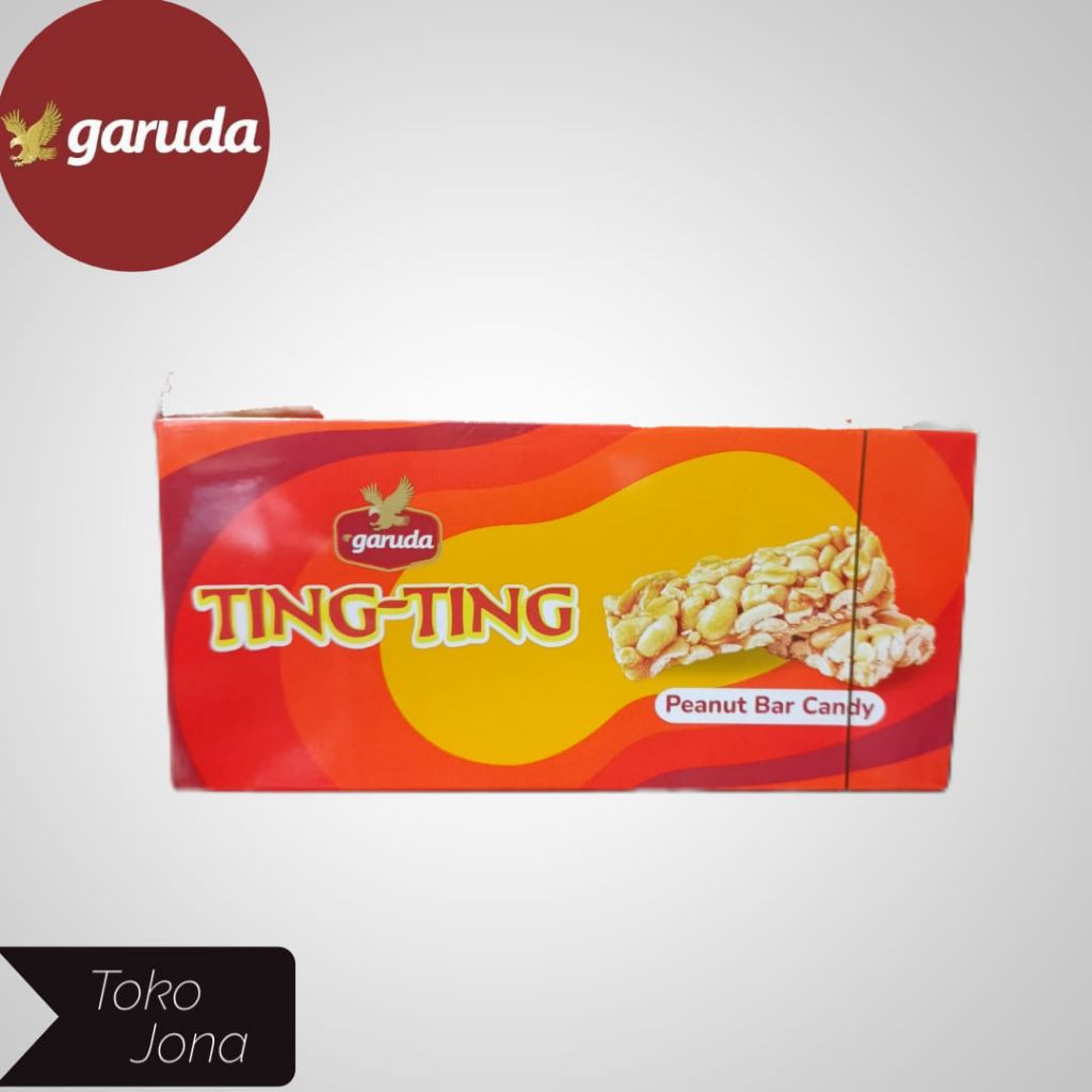 

Garuda Ting - Ting Peanut Bar Candy Box isi 12 pcs - Permen tingting