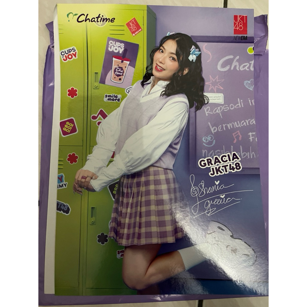 POSTER CHATIME JKT48 GRACIA
