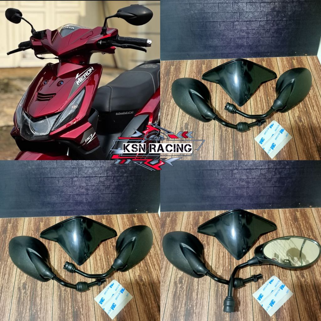 Visor sett spion x1 beat karbu visor dan spion beat karbu