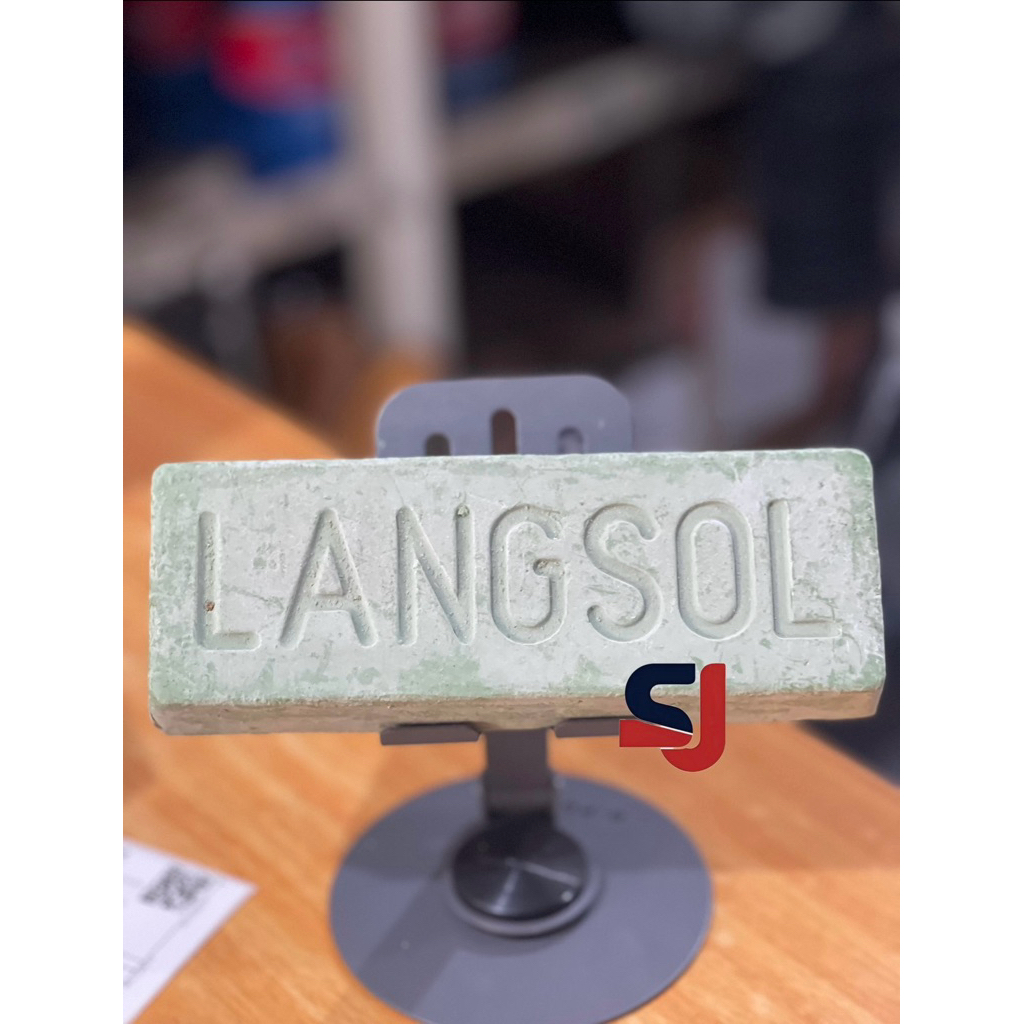 LANGSOL BATU HIJAU/ PENGKILAP POLES LOGAM STAINLESS/ LANGSOL HIJAU / PENGKILAP