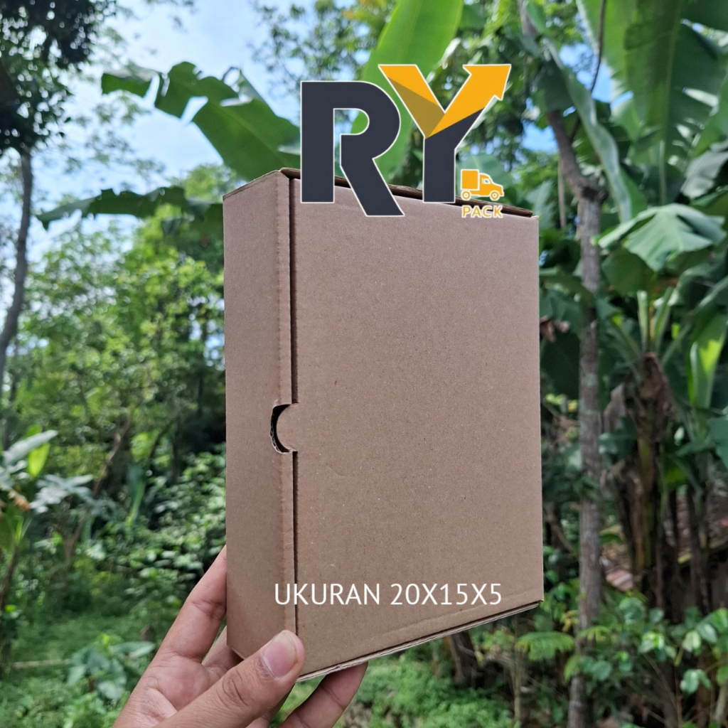 

Kardus Corrugated 20x15x5 CM | Die Cut | Kotak Karton | Box Packing untuk produk