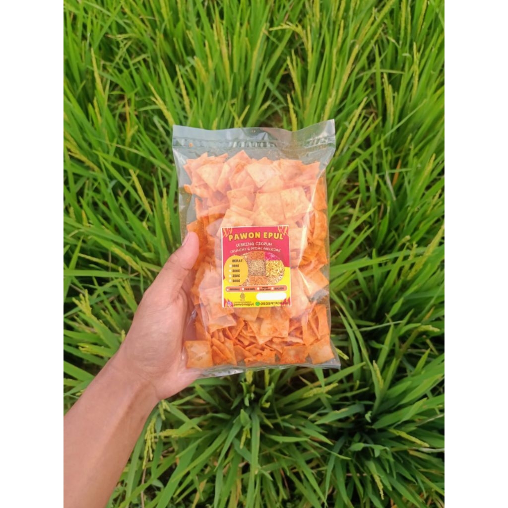 

sebring seblak kering pangsit balado