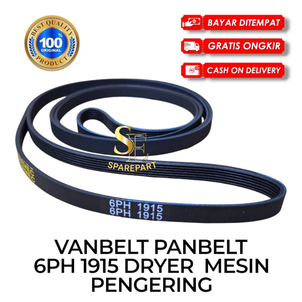 FANBELT 6ph1915 VANBELT DRYER MESIN PENGERING 6PH 1915