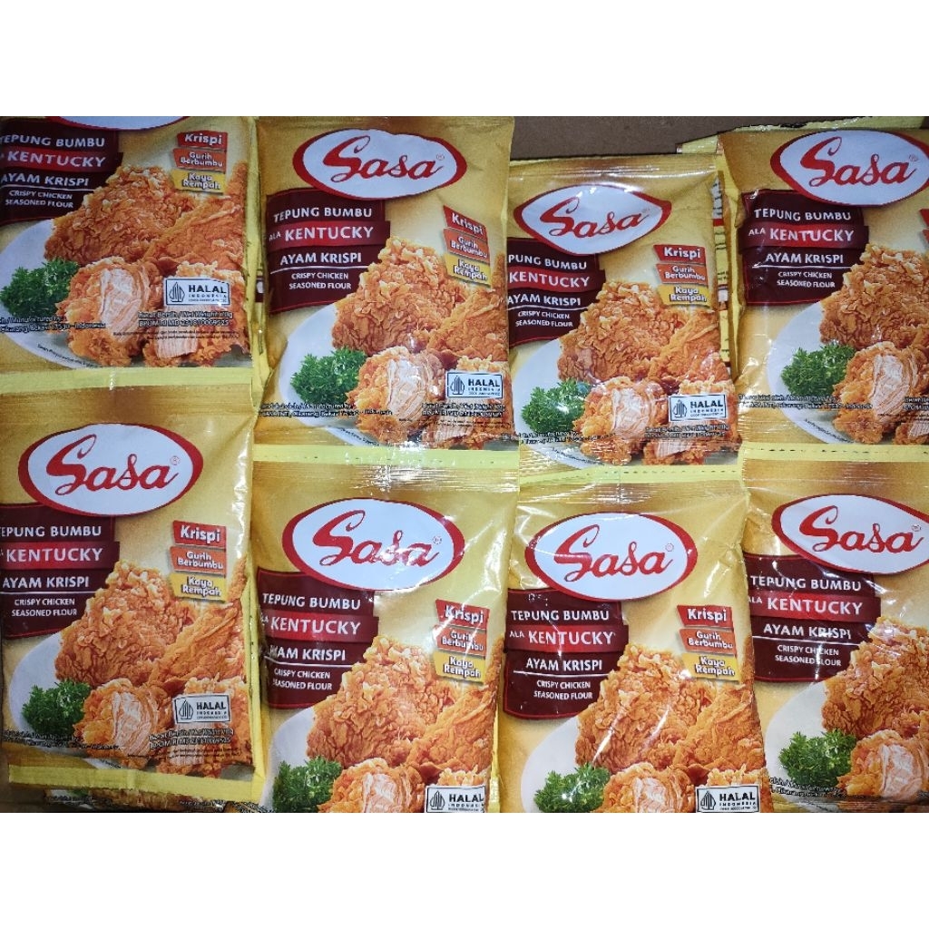 

Sasa Tepung Bumbu Kentucky 70gram / 1 Renceng isi 5pcs