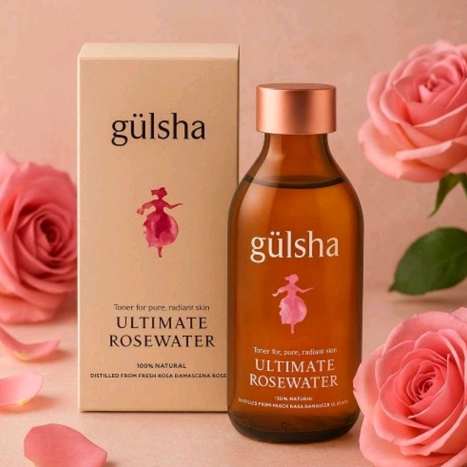 Gulsha Rosewater Natural Skincare Turki 200ml, 100, 50ml