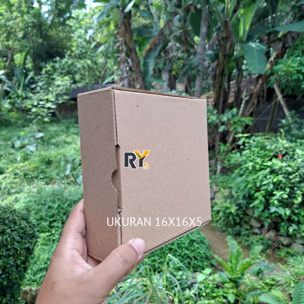 

Kardus Corrugated 16x16x5 CM | Die Cut | Kotak Karton | Box Packing untuk produk