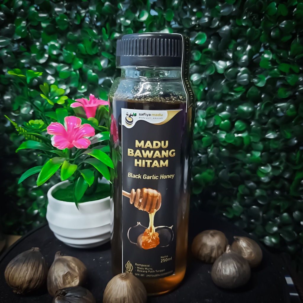 

PROMO MADU PLUS BLACK GARLIC SAFIYA UTK JANTUNG, ANTI KOLESTROL DIABETES & DARAH TINGGI