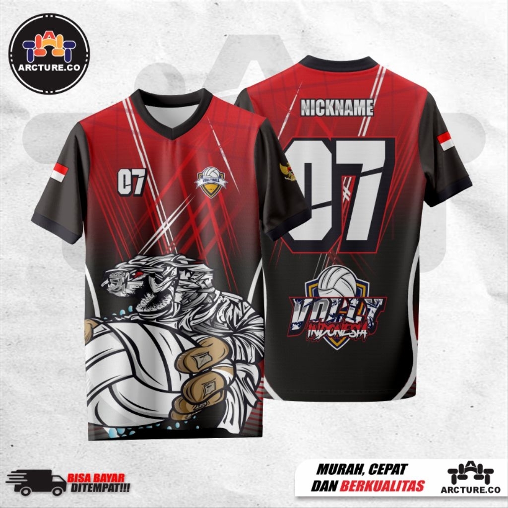 Jersey Volly/Jersey Volly Custom Desain Sport