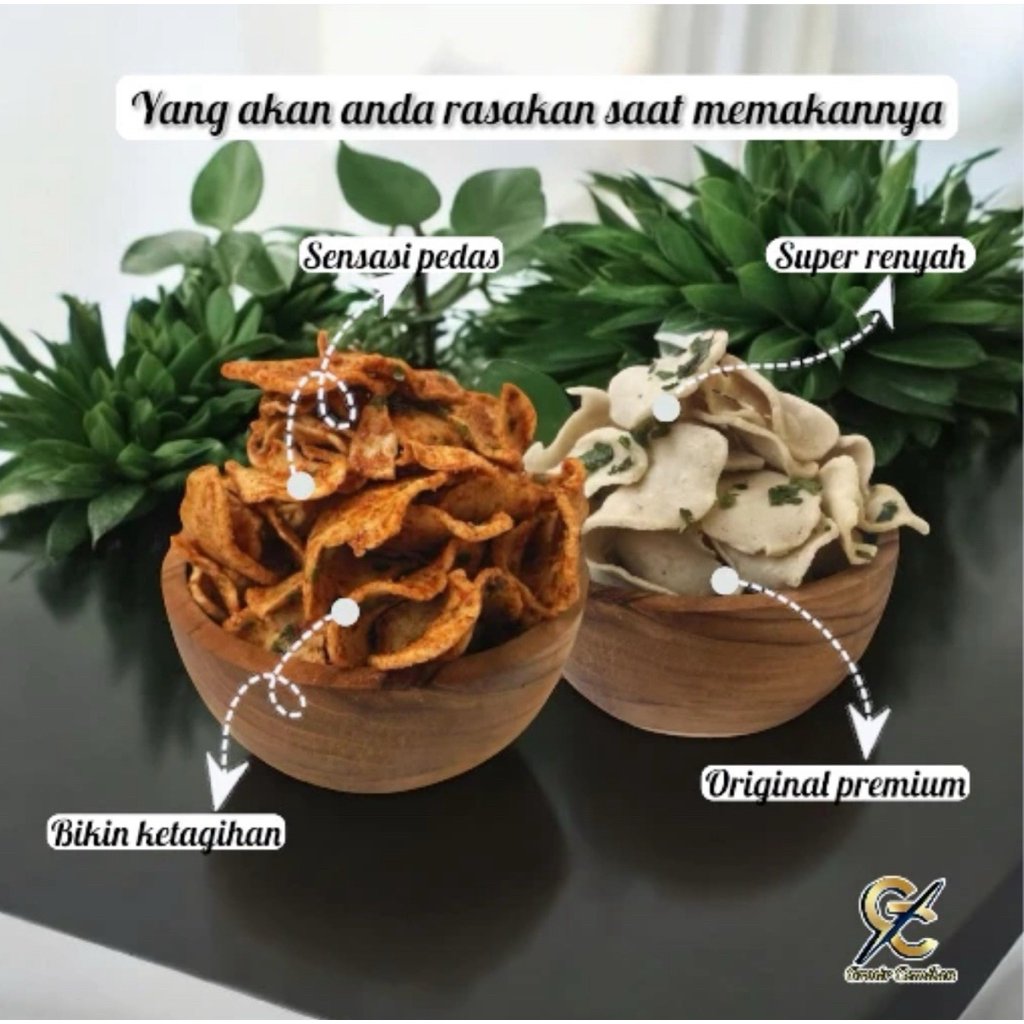 

Basreng Koin Viral Pedas / Original kemasan Pouch 9x15