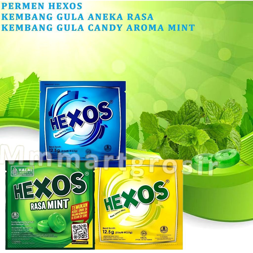 

permen hexos isi 5 pack promo
