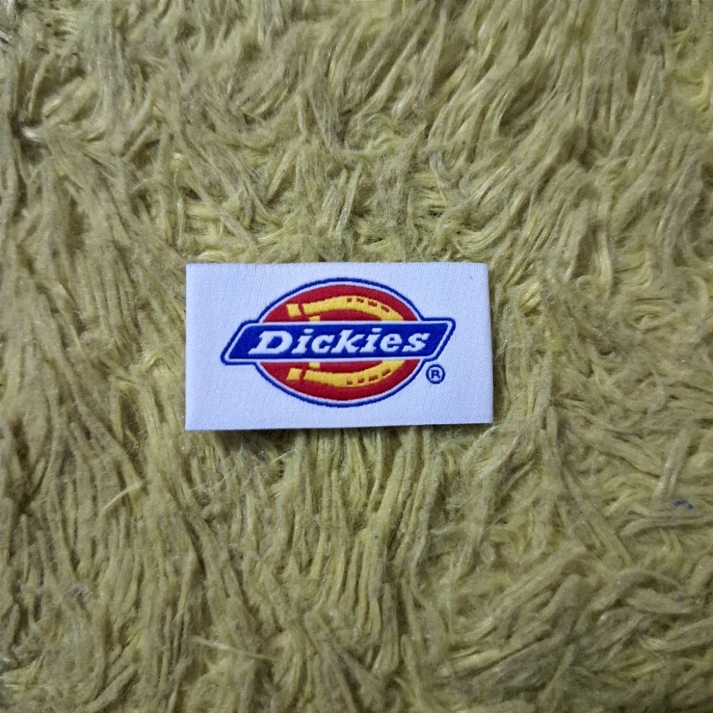 Patch Label Bordir Dickies White
