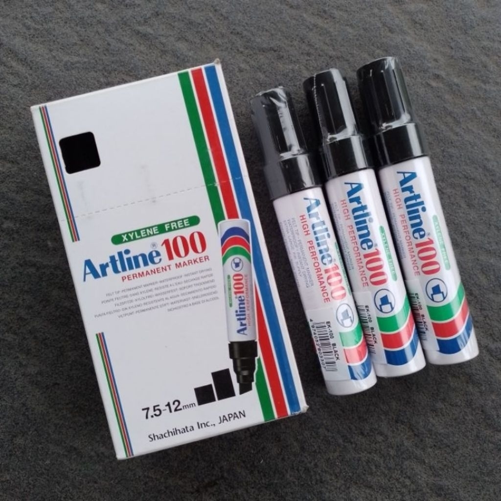 

Spidol Jumbo Artline EK 100 Hitam 1 Pak 12 Pcs