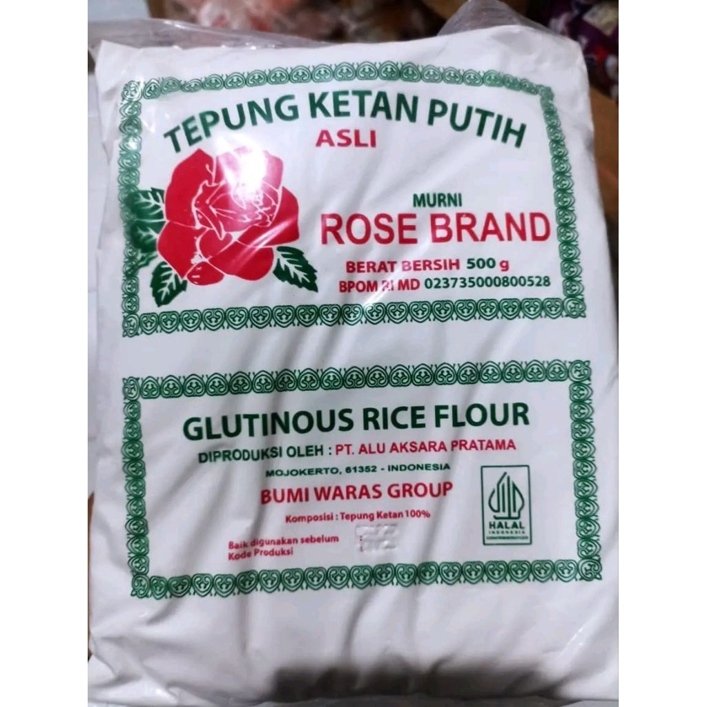 

Rose brand tepung ketan 500 grm
