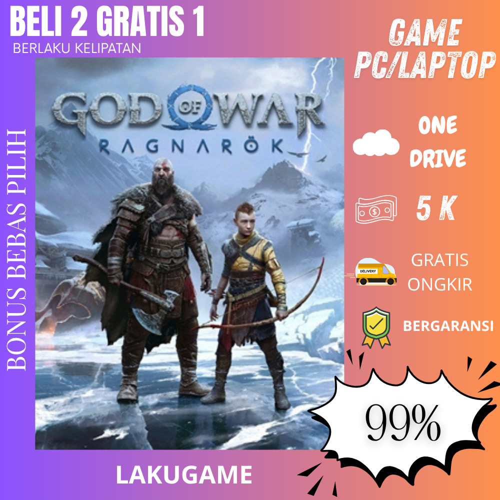 GOD OF WAR RAGNAROK - Game Windows Original - Game PC - Game Laptop - Game Offline - Beli 2 Gratis 1