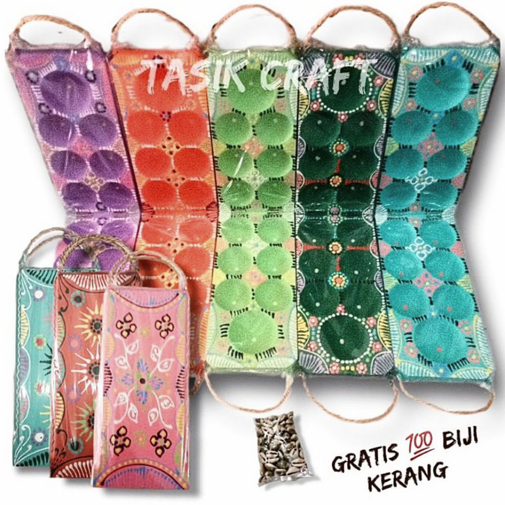 Congklak kayu lipat/CongklakKayuBijiKerang