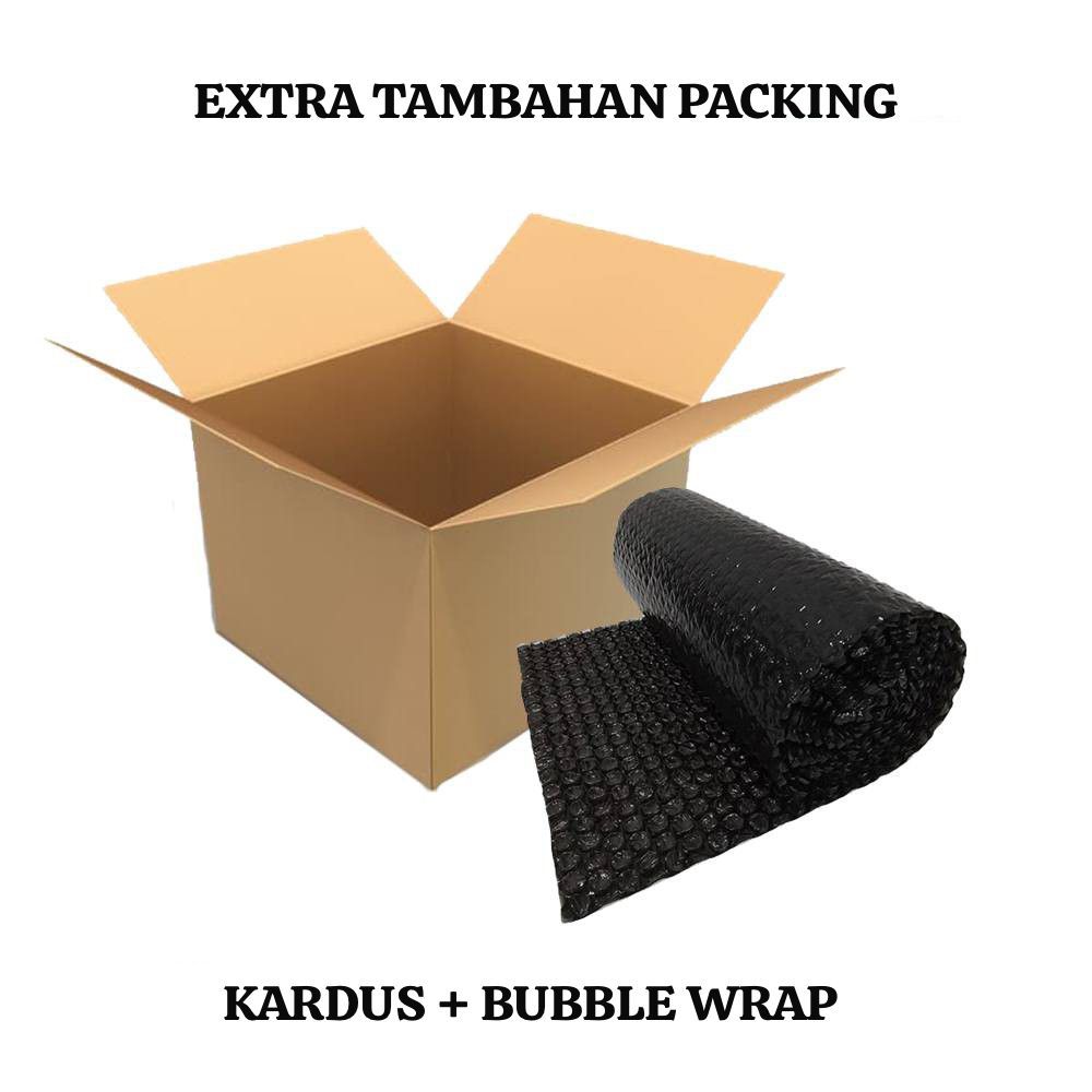 

Extra Tambahan Kardus Packing & Bubble Wrap Agar Paket Lebih Aman