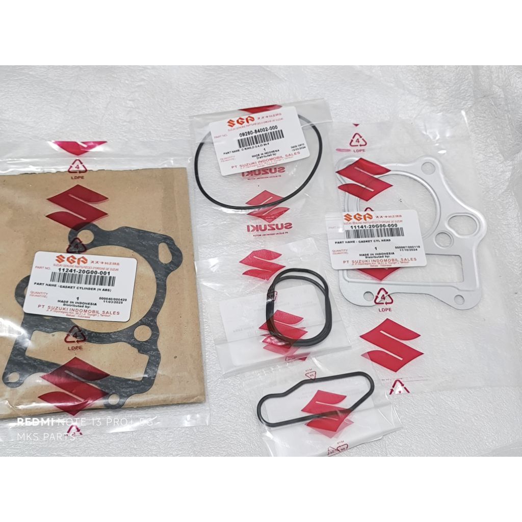Gasket Top Set Suzuki Shogun 125 FD/Arashi Original SGP