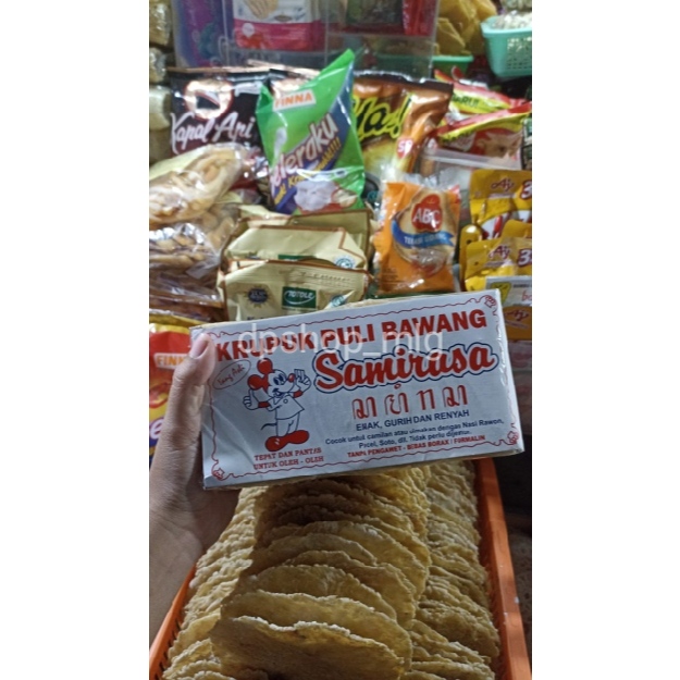 

TERLARIS !! KERUPUK PULI SAMI RASA BAWANG 400gr