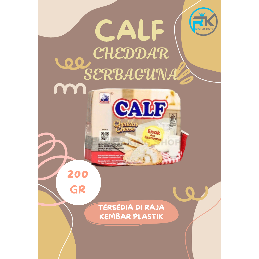 

CALF CHEDDAR SERBAGUNA 200GR