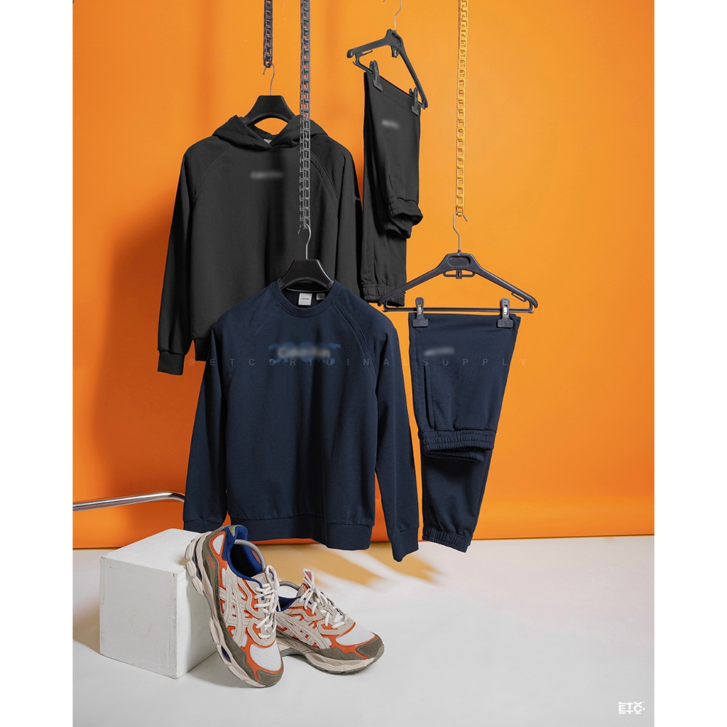 ETC Original -  Set Pakaian Pria C01 | Pakaian Sport, Jaket Tebal Pelindung Sinar Matahari