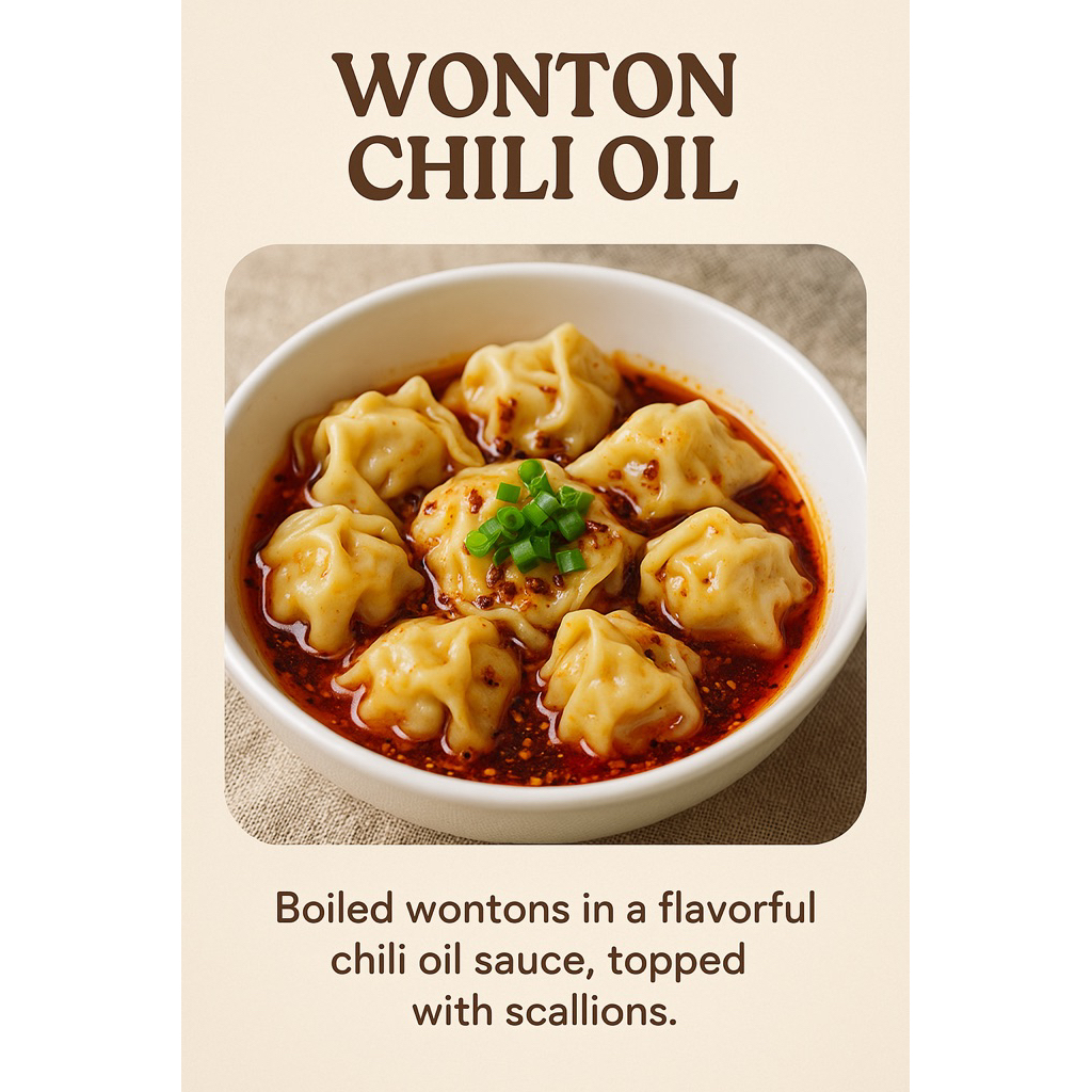 

wonton chili oil