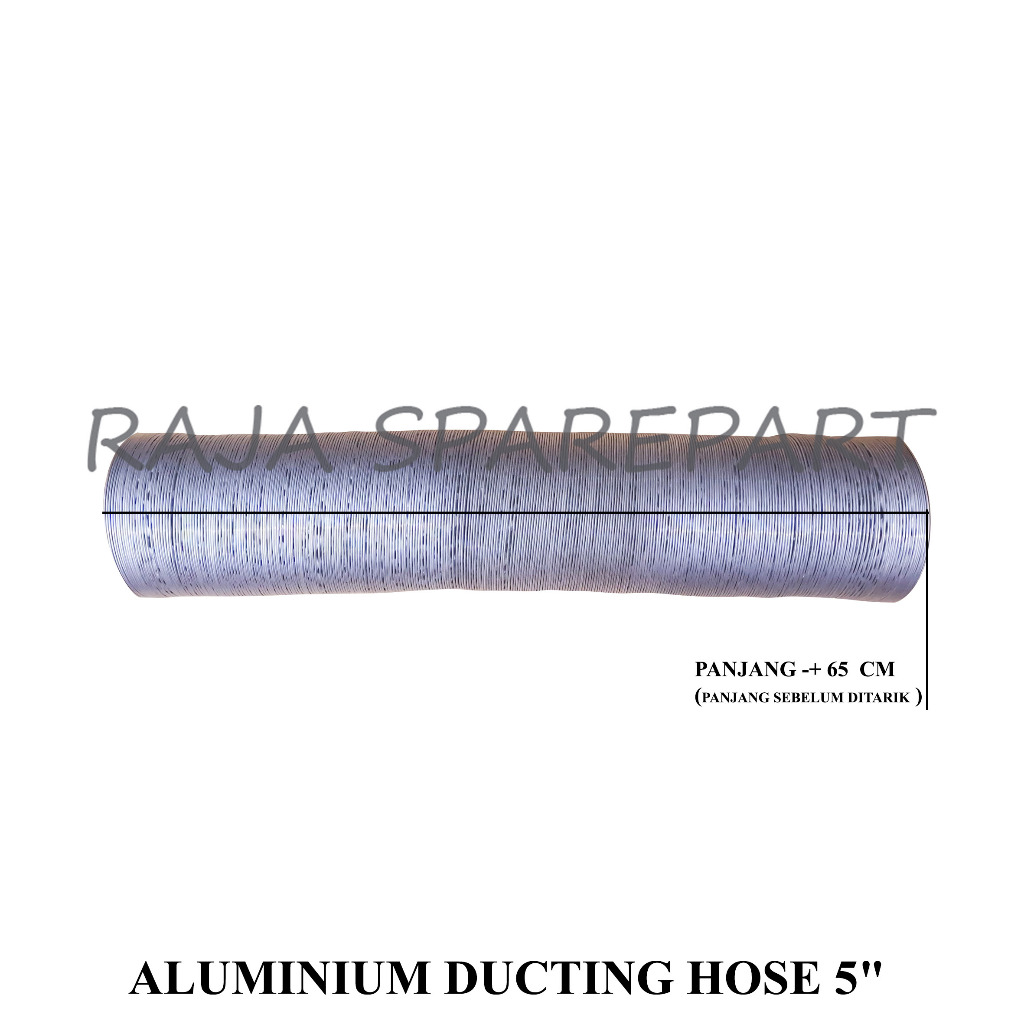 ADH5 PIPA FLEXIBLE DUCTING / FLEXIBLE ALUMINIUM DUCTING / ALUMINIUM DUCTING HOSE 5"