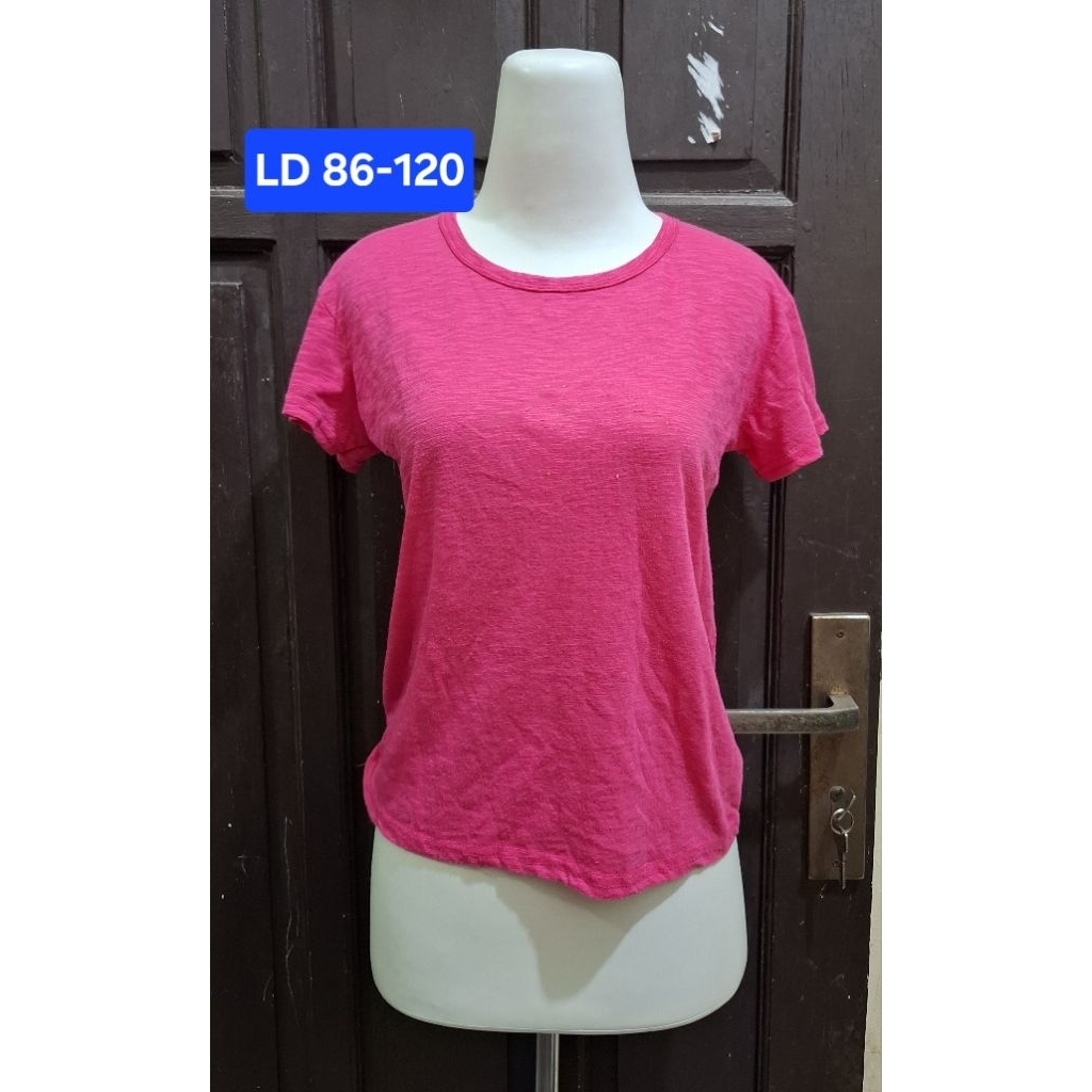 Kaos Atasan Wanita Pink Fanta