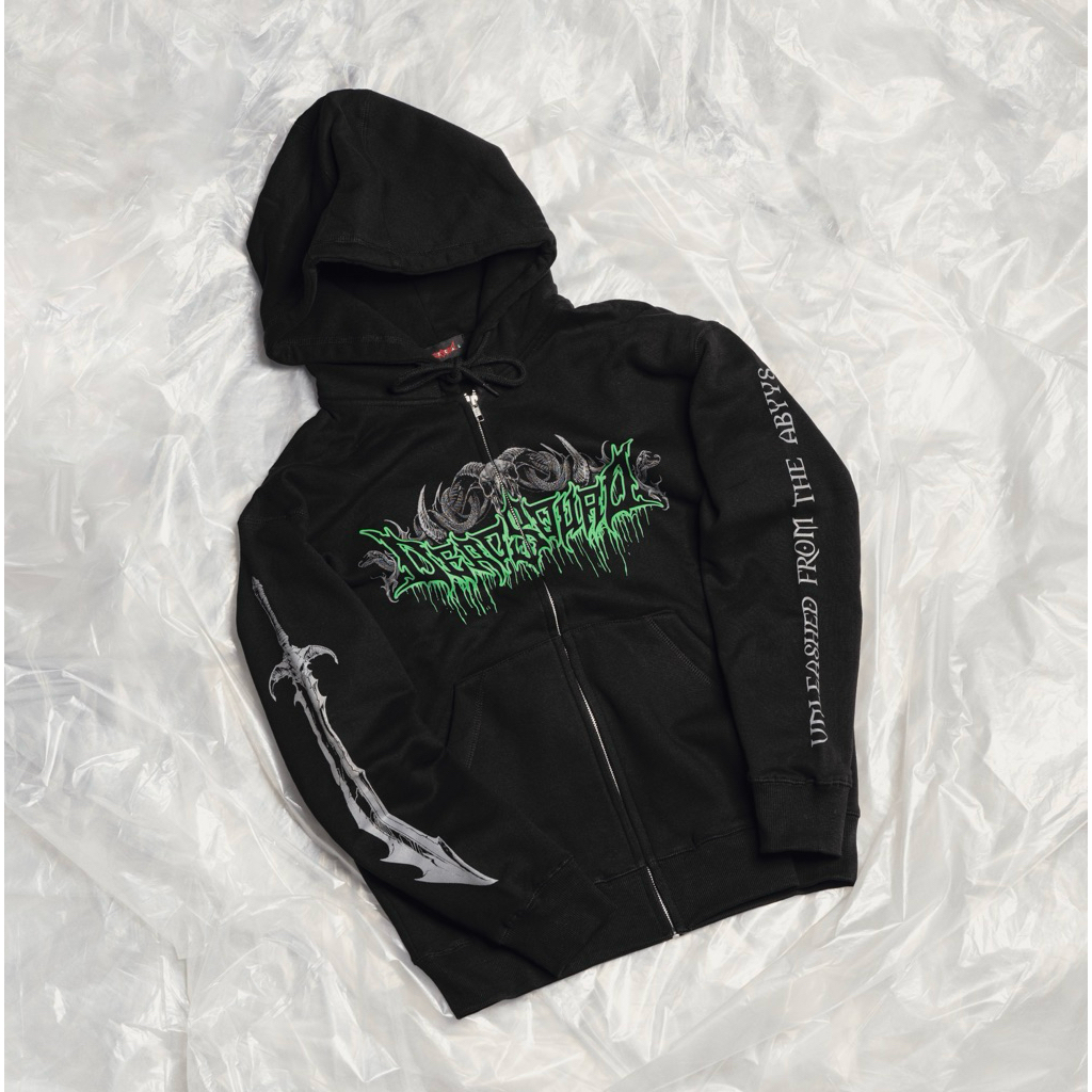 Hoodie Zipper Deadsquad X Gozeal - Death Valley