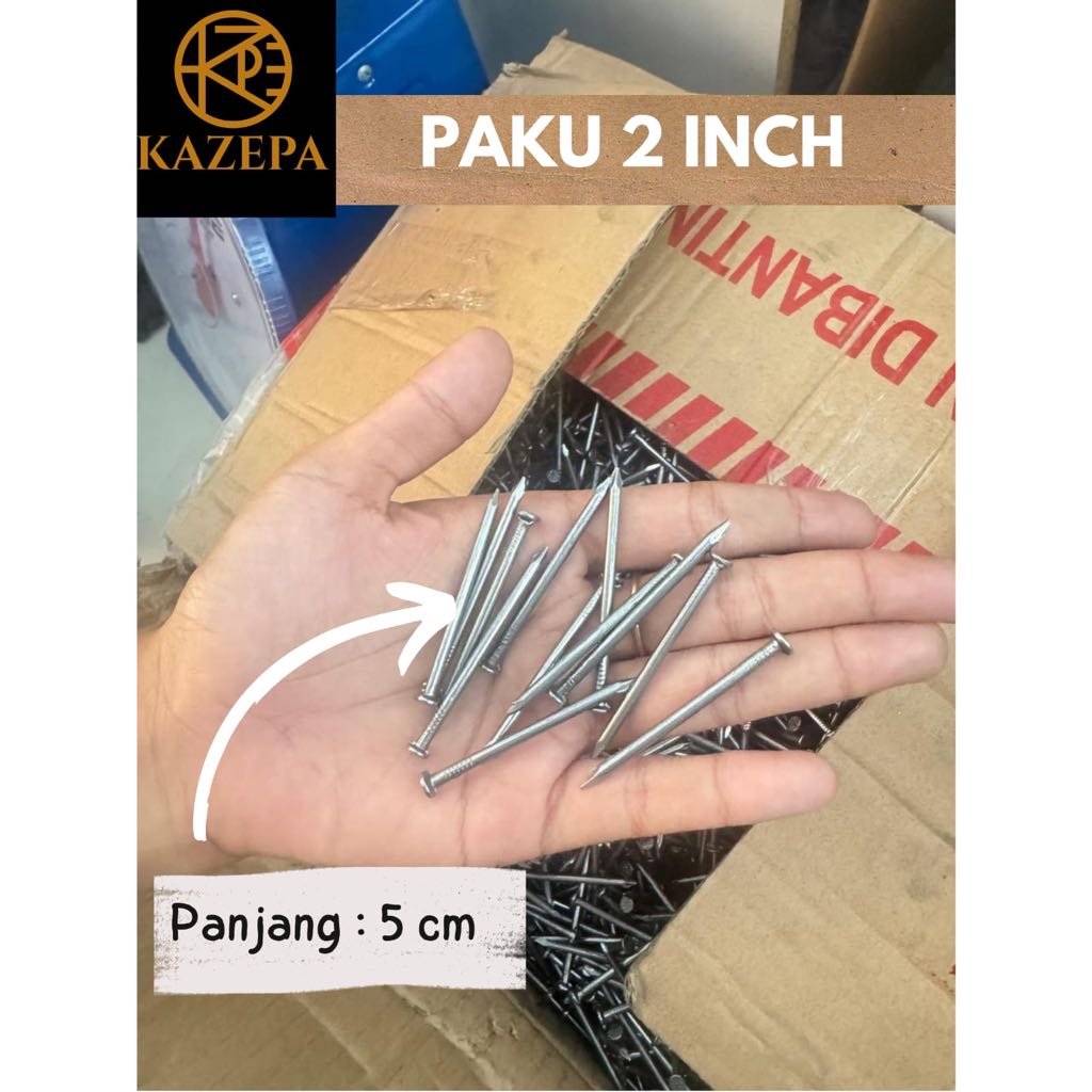 Paku Kayu/ 2 inch/ Paku Murah ukuran 2"