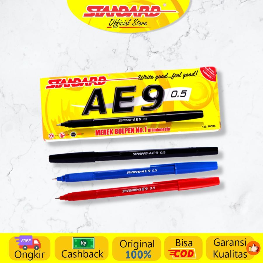 

Standard - Pulpen AE9 0.5 ( Alat Tulis / Pen / Ballpoint / Pena )