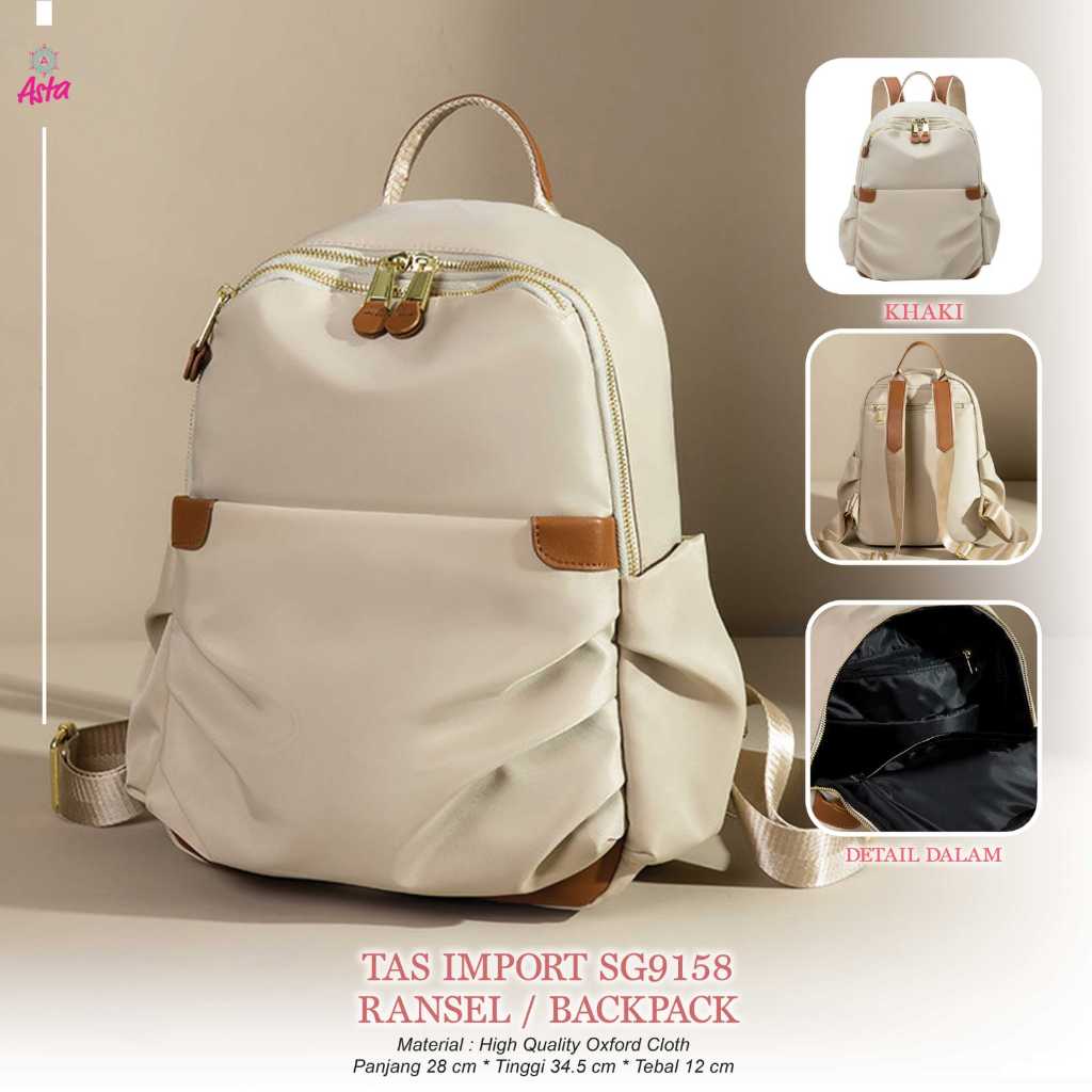 tas import sg9158 by asta / ransel import / ransel import bahan oxford / backpack import / ransel im