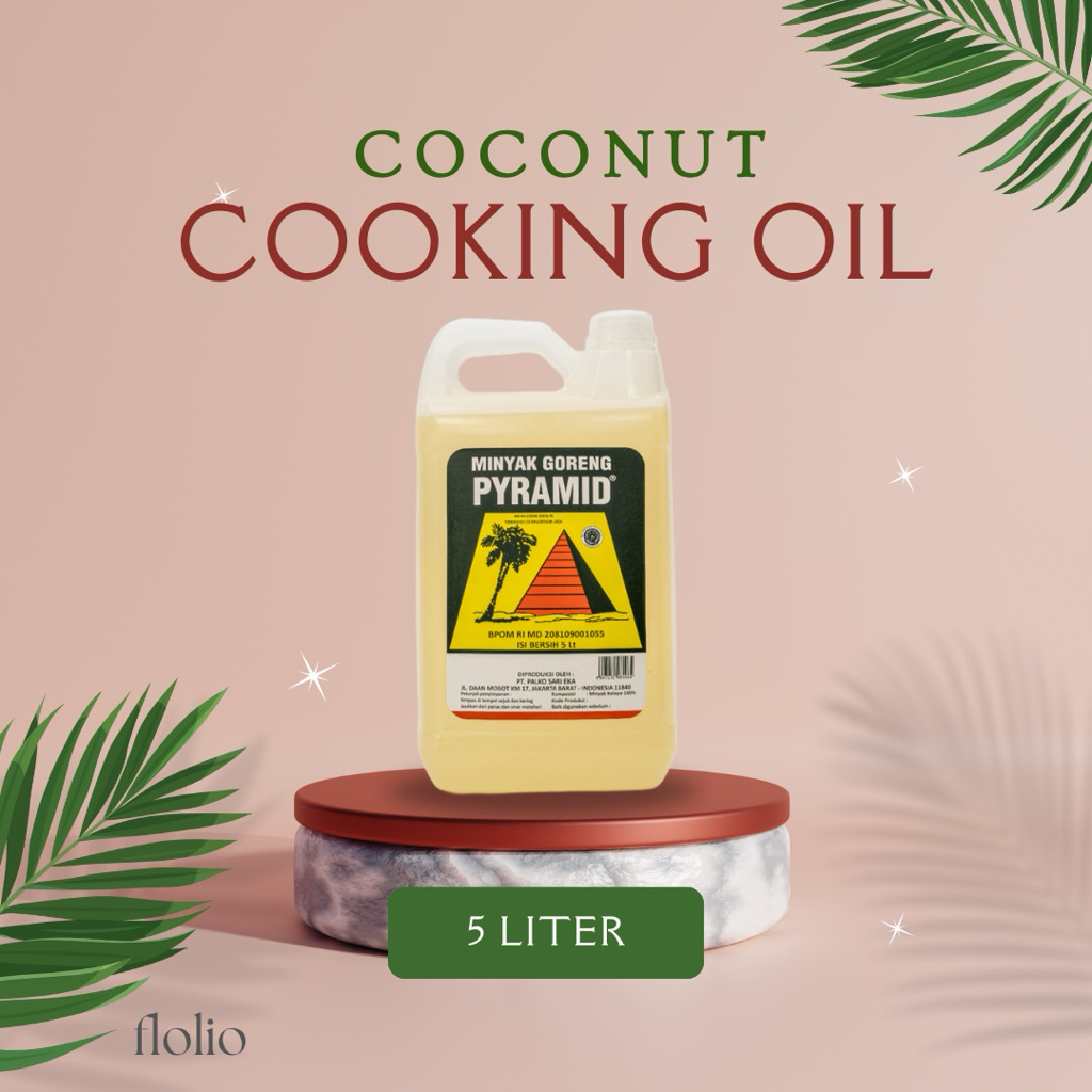 

Minyak Goreng Kelapa Pyramid Jeriken Isi 4 @5 Liter