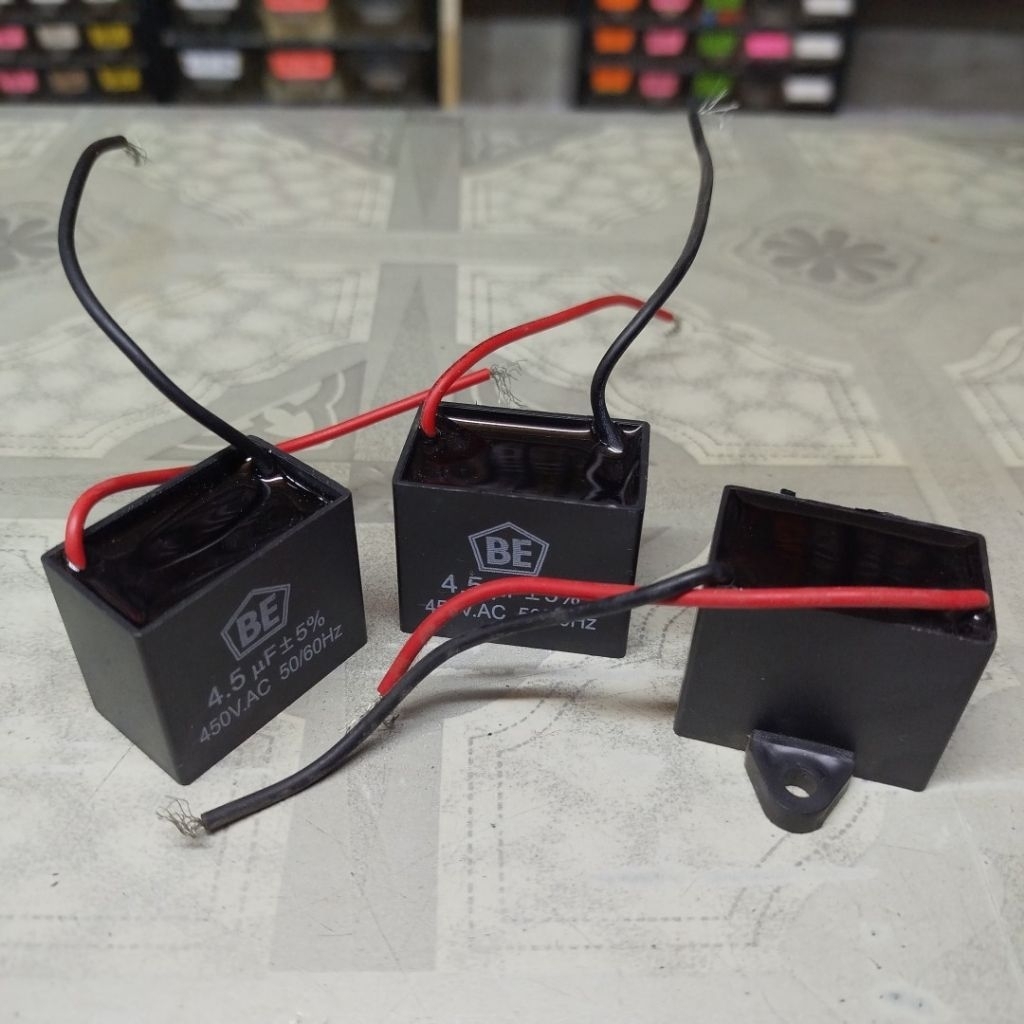 kapasitor 4,5uf-450volt AC kapasitor kipas angin kapasiotor AC