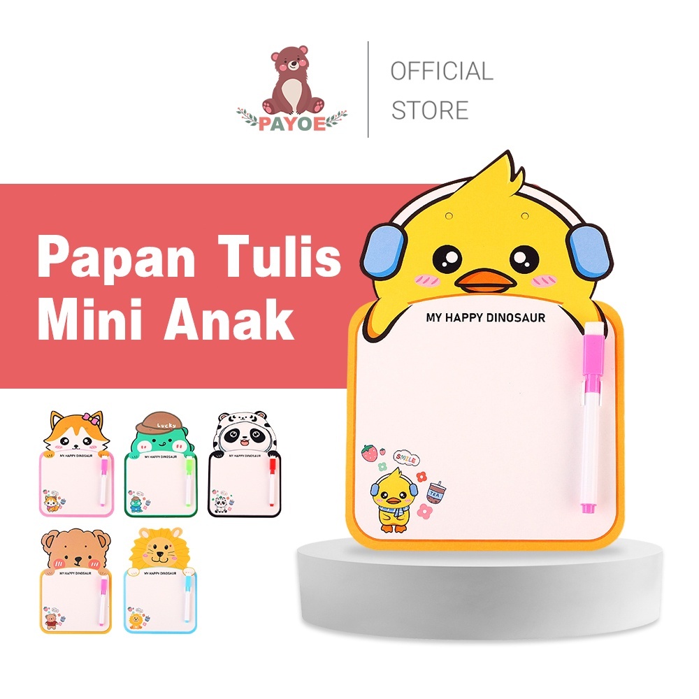 

PAYOE Papan Tulis White Board Anak Papan Gambar Anak Bisa Dihapus