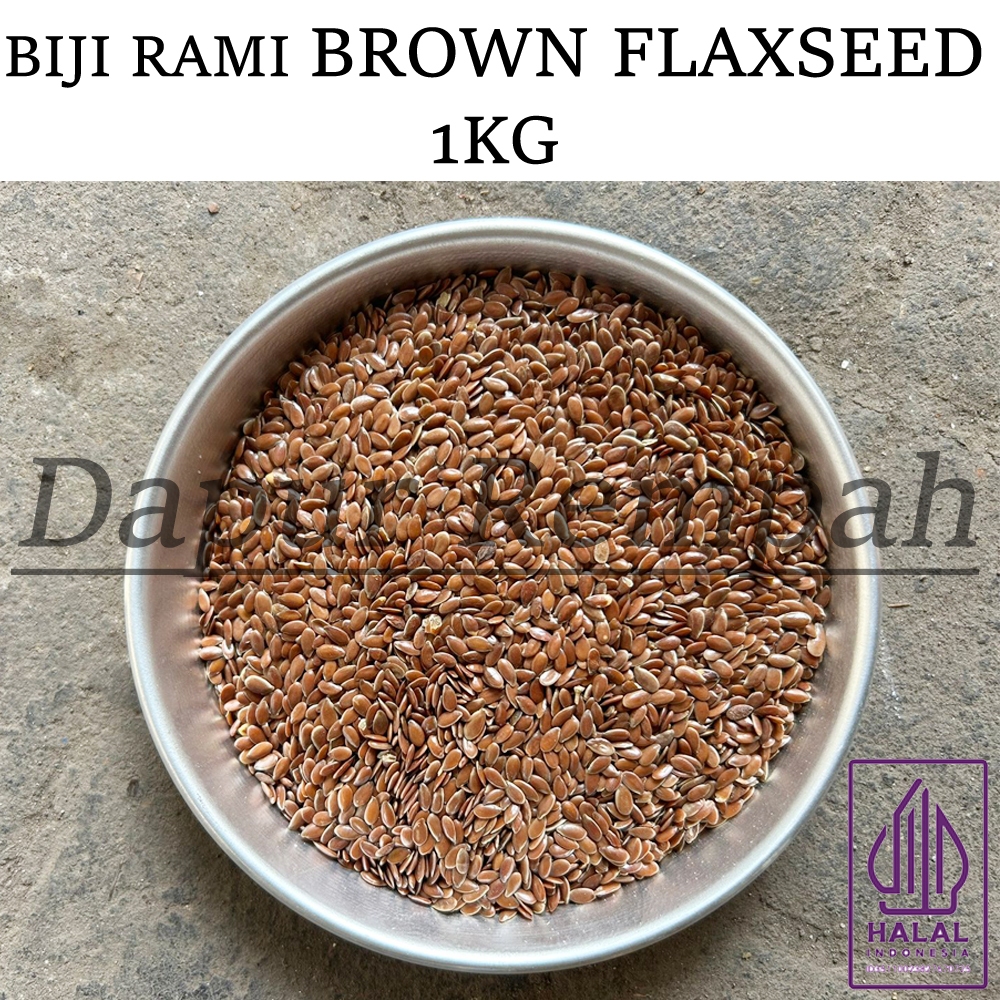 

Brown Flaxseed 1kg | Biji Rami