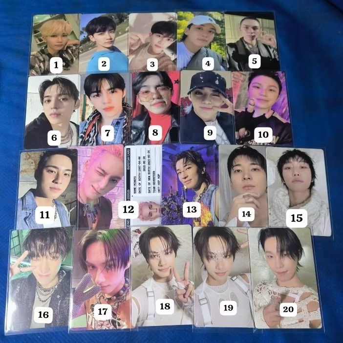 PC OFFICIAL SEVENTEEN MINGYU SPILL THE FEELS WONWOO ANDUK ALBUM FOLLOW VERNON JOSHUA GAME BOY DAREDE