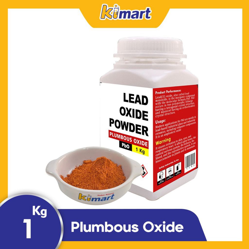 pbo 1kg Timbal (II) oksida