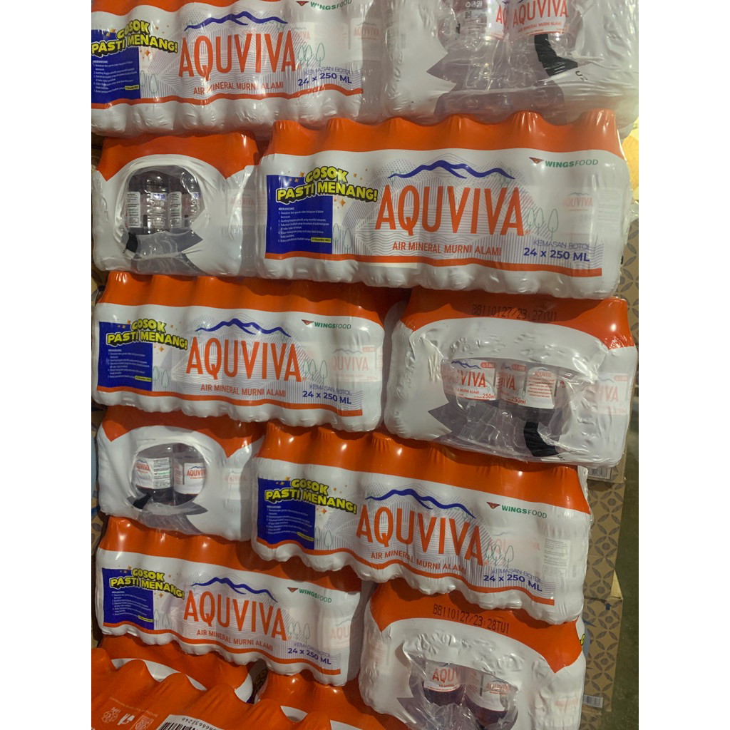 

Air Mineral Aquviva 1 Dus isi 24 btl x 250ml exp Januari 2027