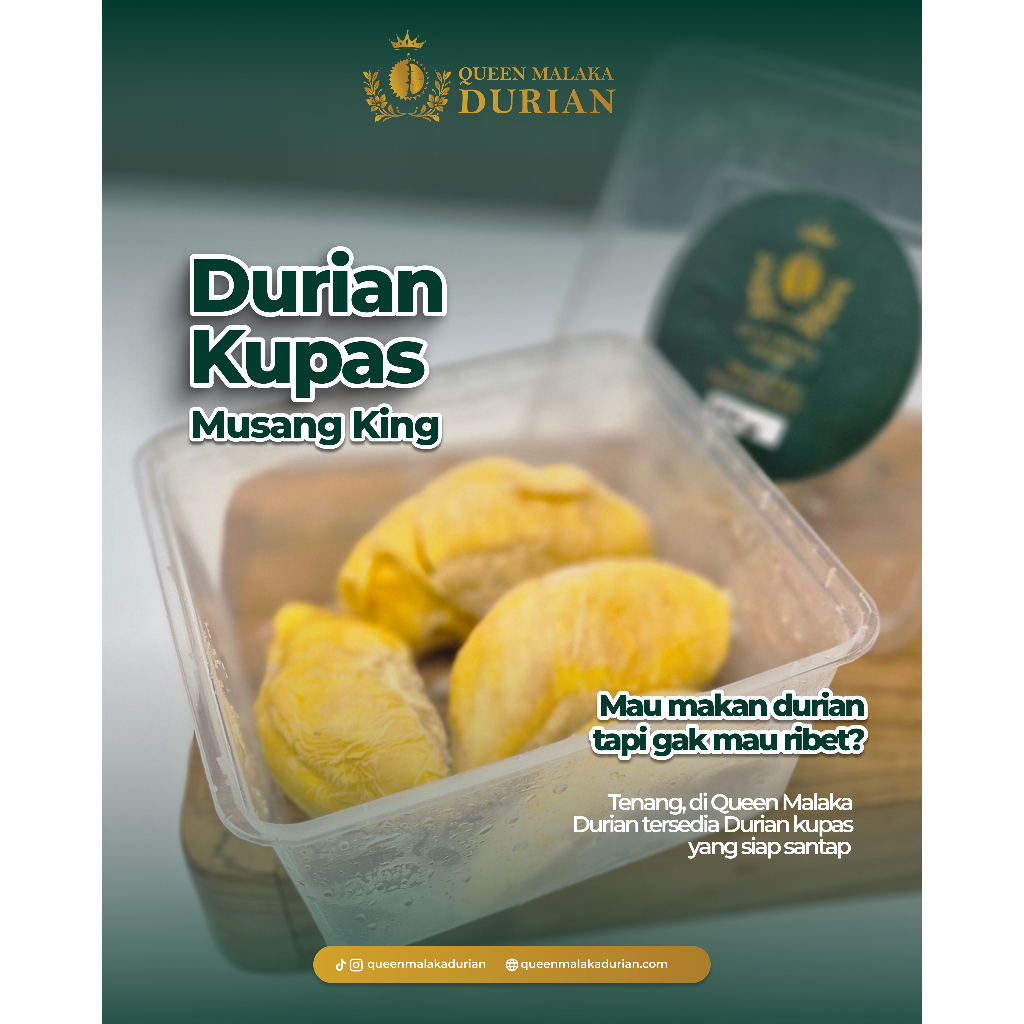 

[LIMITED] Durian Musang King Kupas Frozen – Kualitas Super Import Malaysia