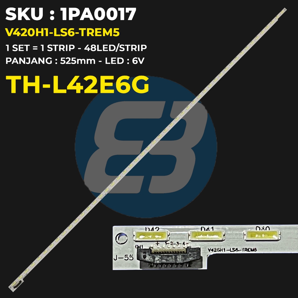 Backlight TV PANASONIC 42 Inch TH-L42E6G V420H1-LS6-TREM5