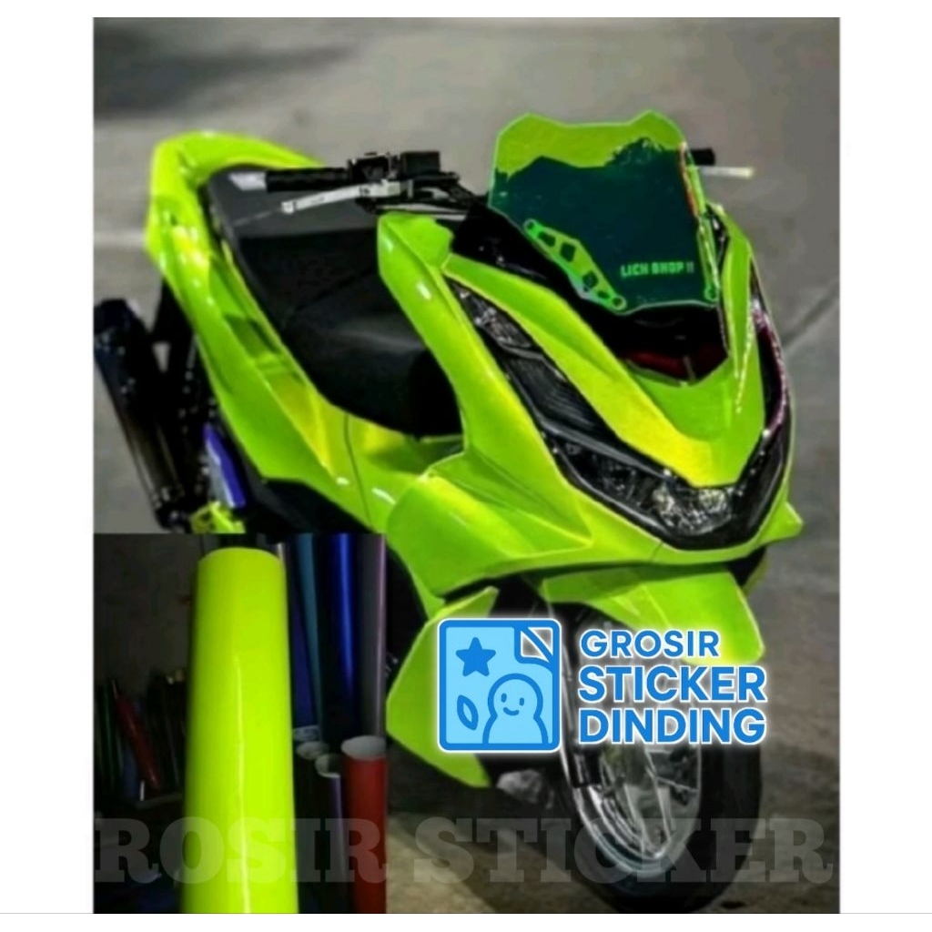 Stiker skotlet hijau muda glosy skotlet motor hijau glosy hijau stabilo stiker warna hijau stabillo