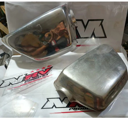 Box Aki CB 200 Almunium Tutup Bok Aki CB200 Bahan Aluminum